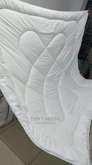 White Banded Duvet