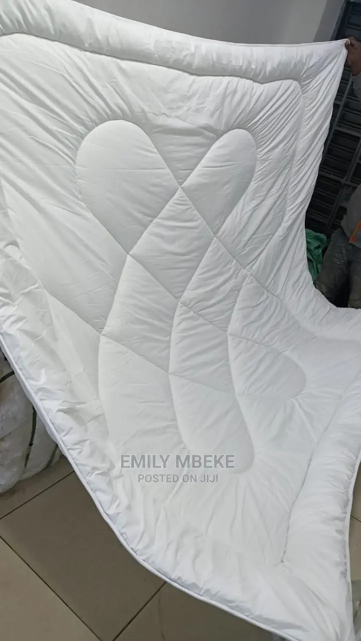 White Banded Duvet