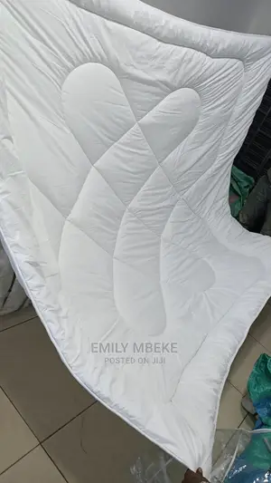 White Banded Duvet