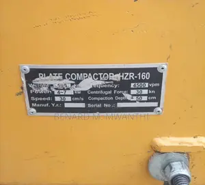Plate Compactor Reversible(For Hire/Sale)