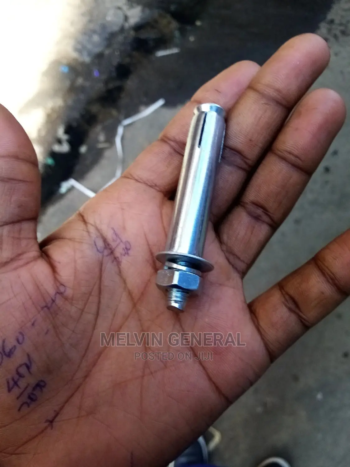 Silver Anchor Bolt