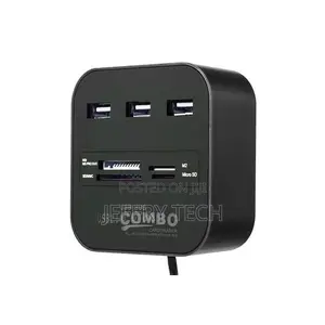 5 in 1 High Speed Card Reader USB HUB TF SD MS M2