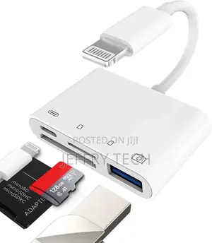 Camera Micro SD TF Memory Card Reader Lightning Male to USB3