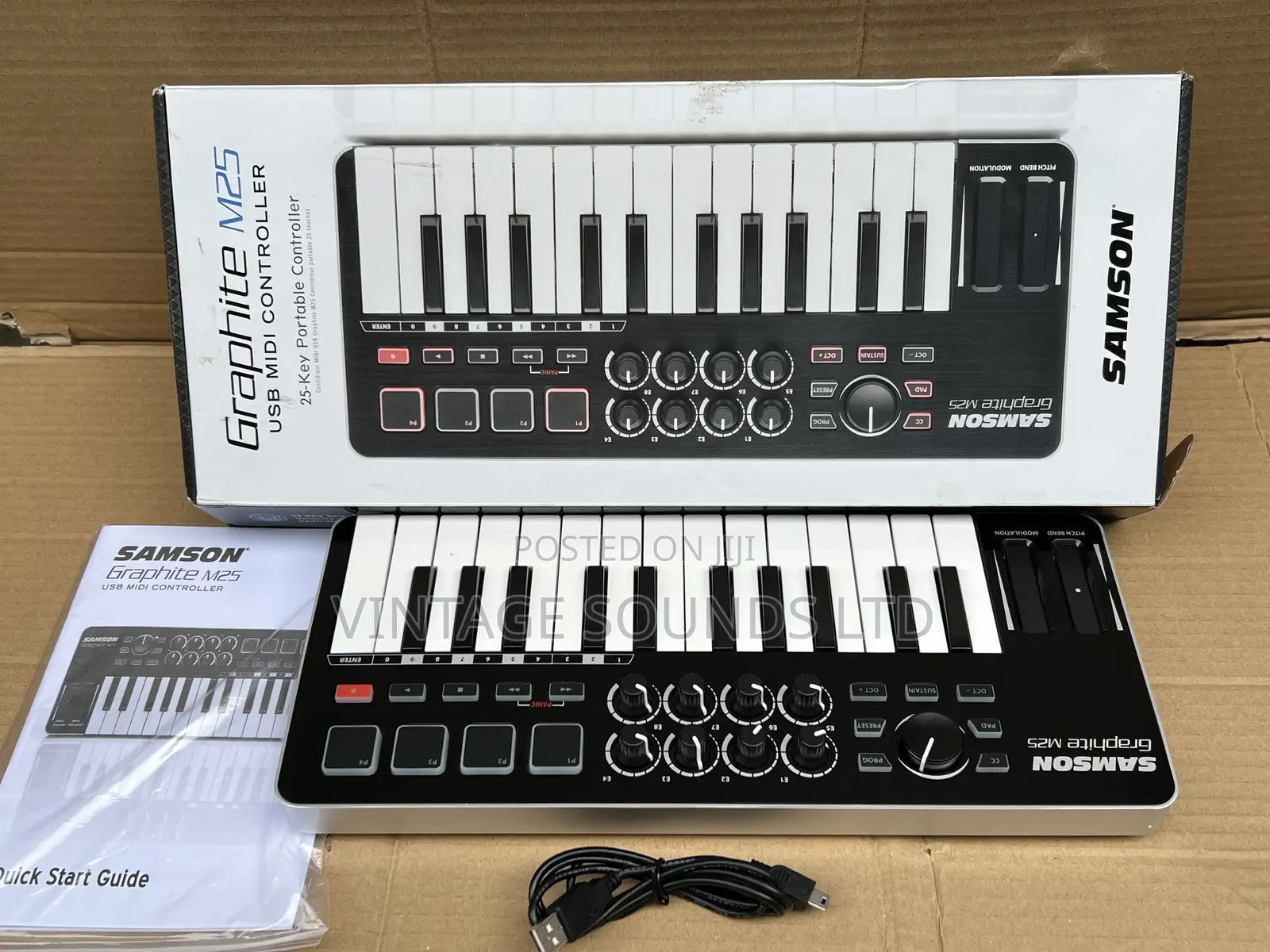 Samson Graphite M25 Mini Usb Midi Controller