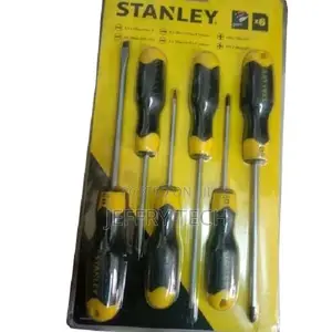 Alloy Steel Flat Screwdriver Stanley 6 Piece Screwdriver Set