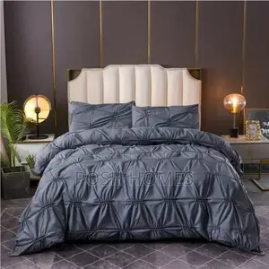 Double Pinch Pleat Duvet Cover Set