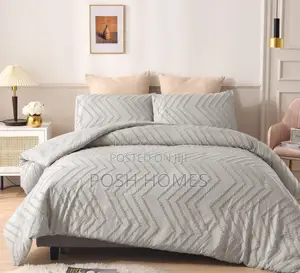 3 Piece Tufted Wave Duvet Covers