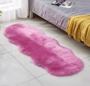 Pink Faux Fur Carpet