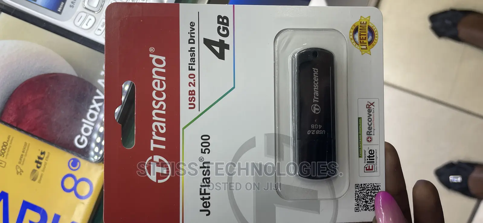 4gb Transcend- Flashdisks.