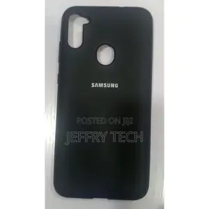 Samsung Galaxy M11/A11 (OUBAN)Silicone Back Case - Black