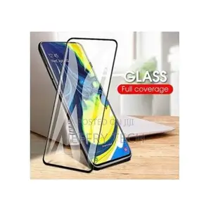 Infinix Note 8 Tampered Glass Screen Protector - Black
