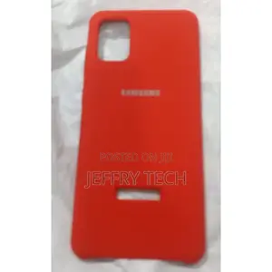 Samsung Galaxy A31 Silicone Back Case Red