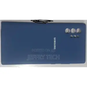 Samsung Galaxy Note 10 Plus Silicone Back Case Blue