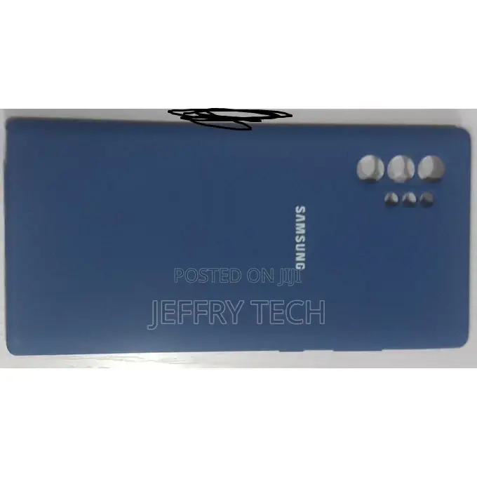 Samsung Galaxy Note 10 Plus Silicone Back Case Blue