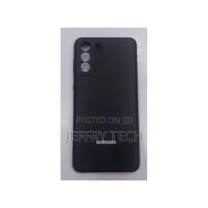 Samsung Galaxy S21+ Silicone With Screenguard Backcase Black