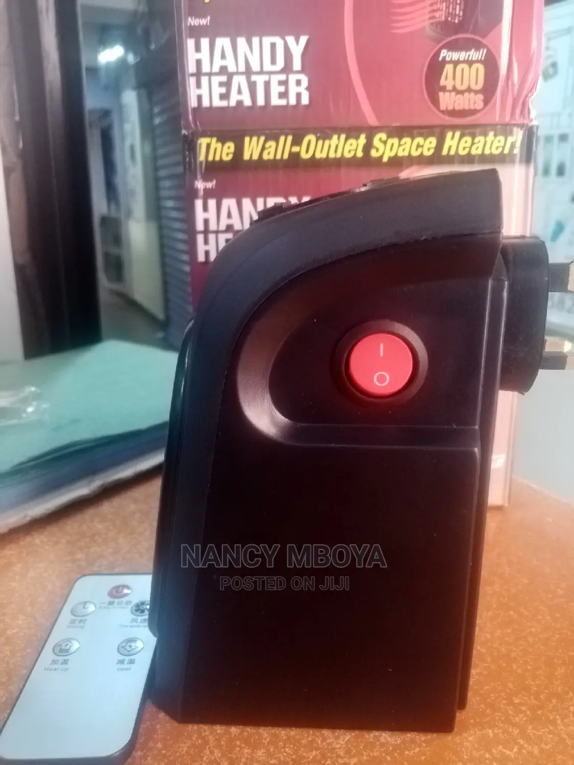 Electric Hand Heater/Wall Plug Wthintelligent Temp Control