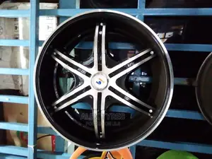 Size 17 Inches Harrie,Vungard Black Sliver Spor Rims Set