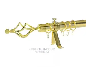 Gold Curtain Rod 3m