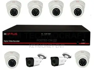8 Eight Channel HD CCTV Camera Kit Supply