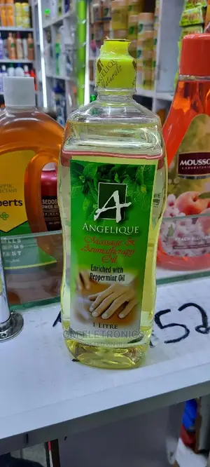 Angelique Massage Oil Enriched With Peppermint Oil.1L