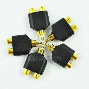 5 Pcs RCA AV Audio Y Splitter Plug Adapter 1