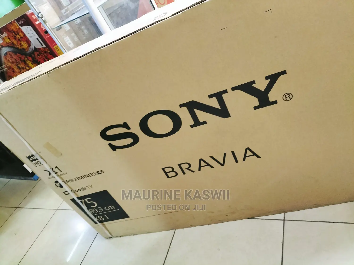 Sony 75” 75X80J 4K Ultra HD Smart LED Google TV (2021 Model)