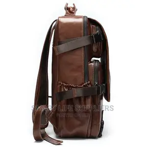Leather Laptop Backpack