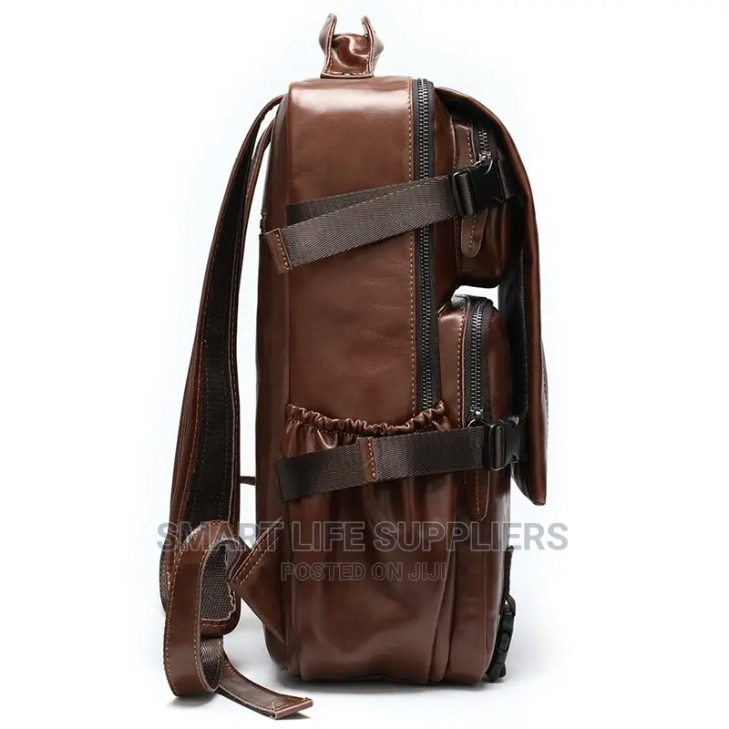 Leather Laptop Backpack