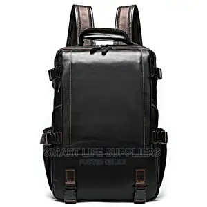 Leather Laptop Backpack
