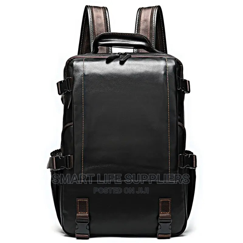 Leather Laptop Backpack