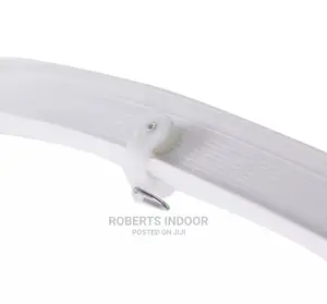 White Pvc Bendable Curtain Rail