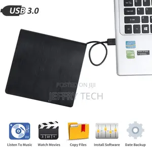 External Cd/Dvd Drive, USB 3.0 Cd Player DVD Drive Rom +/-Rw