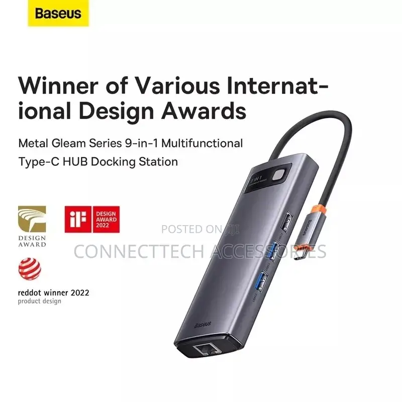 Baseus 9in1 USB C Hub Docking Station