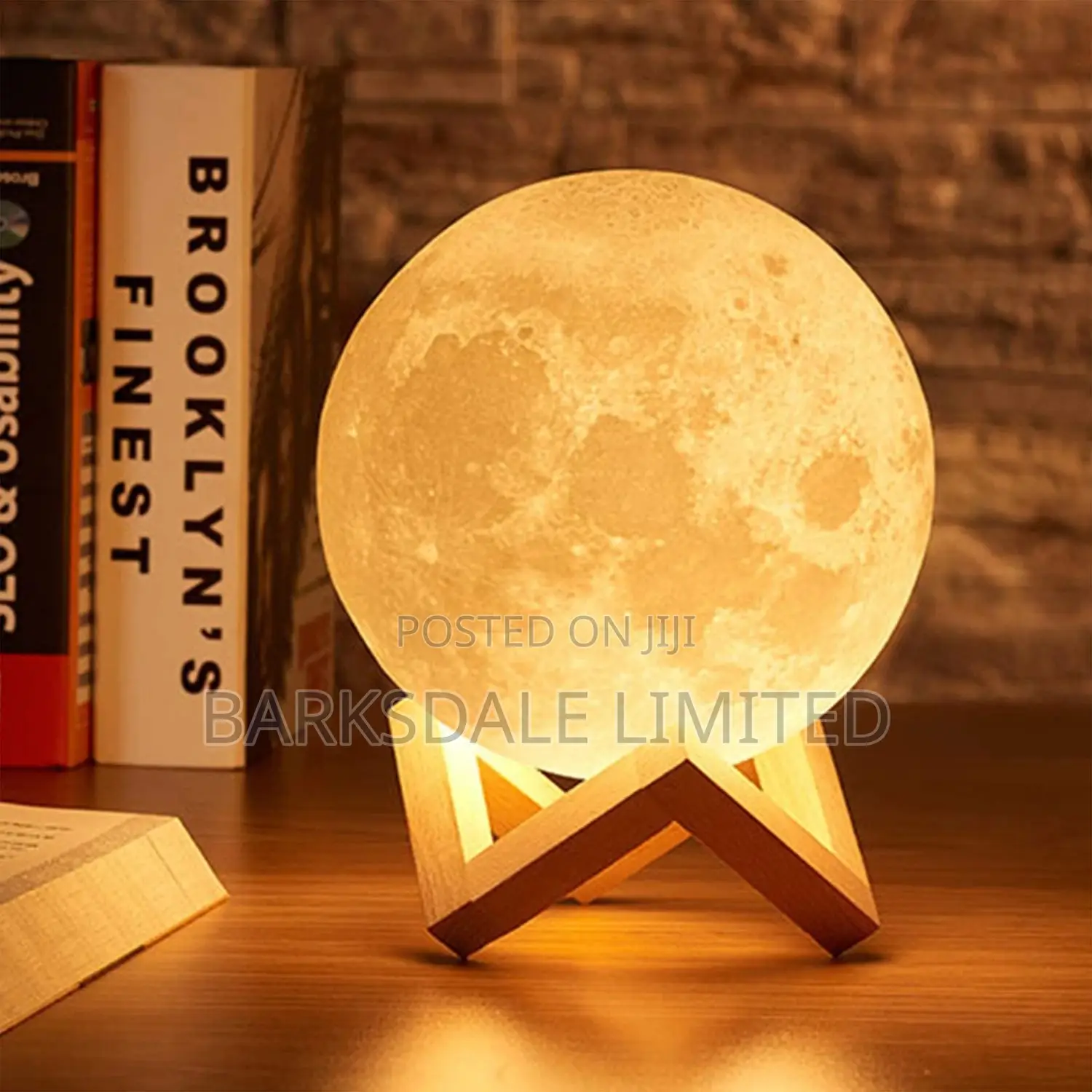 Moon Light Lamp Remote Rechargeable LED Table Bedside