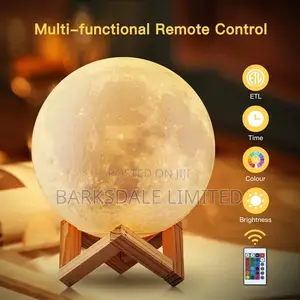 Moon Light Lamp Remote Rechargeable LED Table Bedside