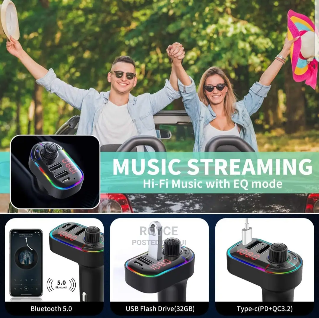 Car FM Bluetooth Transmitter _Type C