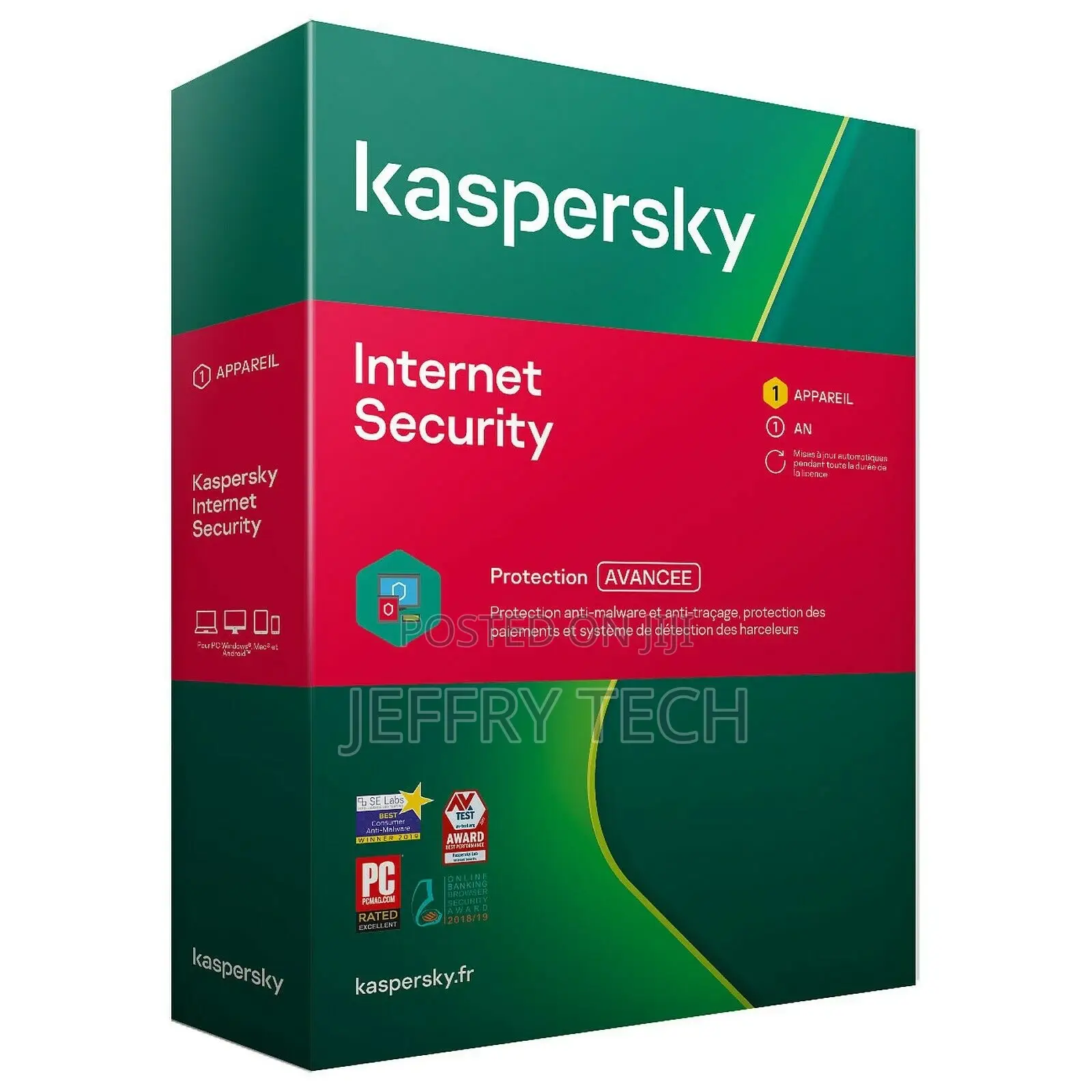 Kaspersky Internet Security 2022 - 1 Device (PC Windows Or