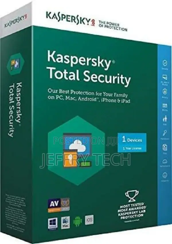 Kaspersky Total Security 2022 3 Devices 1 Year Code