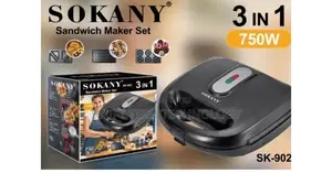 Sokany 3 in 1 Sandwich Maker