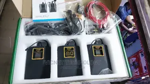 Double Channel Uhf Wireless Lapel Microphone