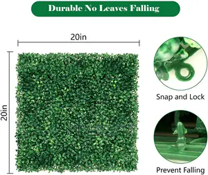 Artificial Green Lawn Wall Panels