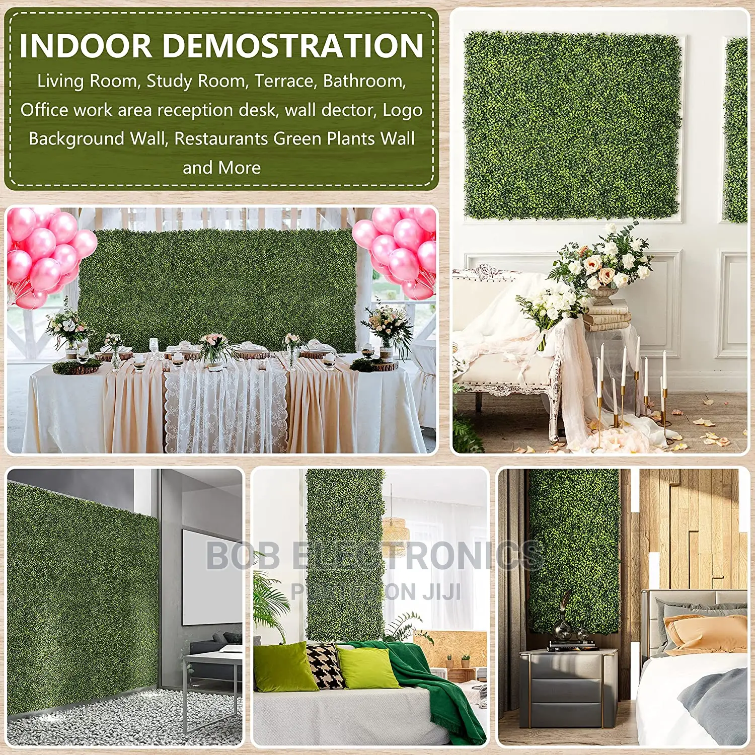 Artificial Green Lawn Wall Panels