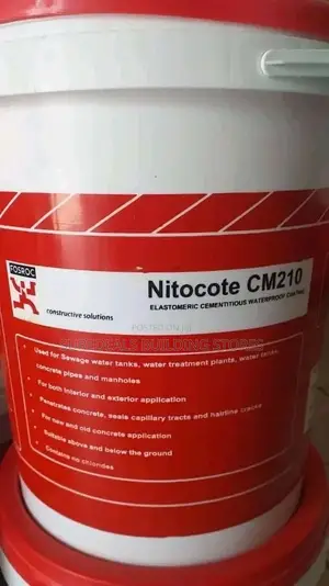 Fosroc Nitocote CM210,Waterproofing Chemical,Coverage 120sqf