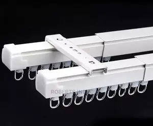 6m Straight White New Rail