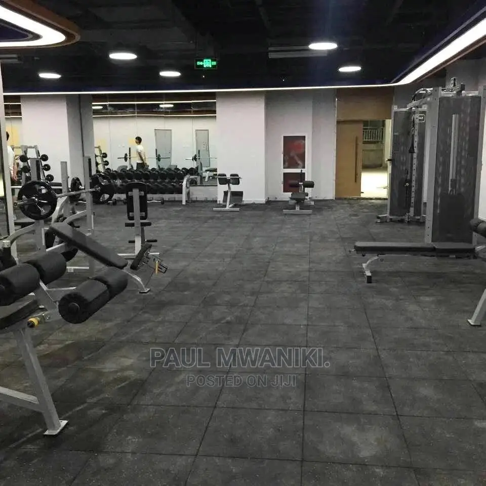 Rubber Gym Flooring Mat.