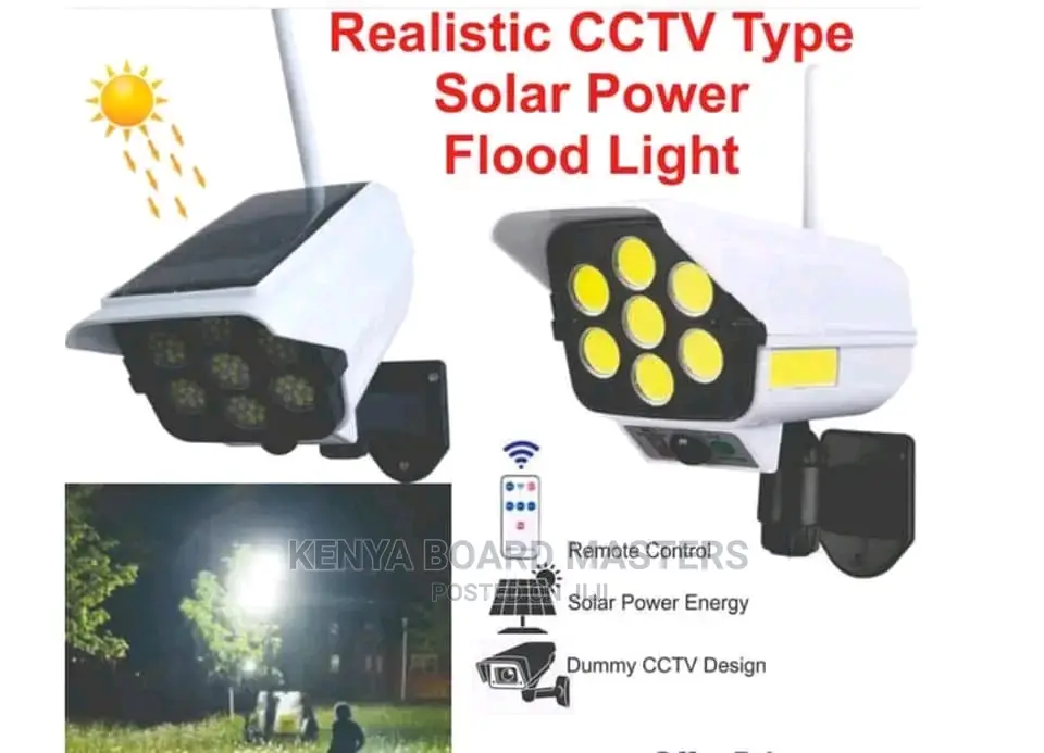 Realistic CCTV Type Solar Powered Flood Light