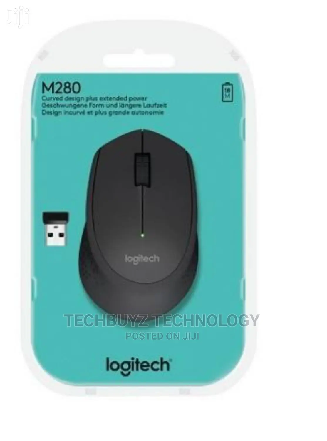 Logitech M280 Wireless Mouse Black