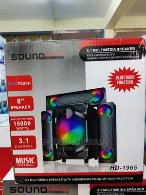 Soundstar HD-1965 3.1CH Bluetooth Multimedia 15000W Woofer
