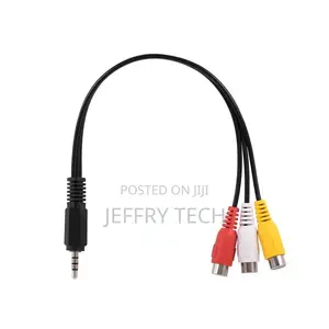 3.5mm Jack to 3 RCA Audio Video Cable Male to 3 RCA Female