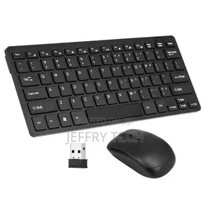 2.4ghz Wireless Keyboard Mouse Combo Ultra Thin W/ USB Recei